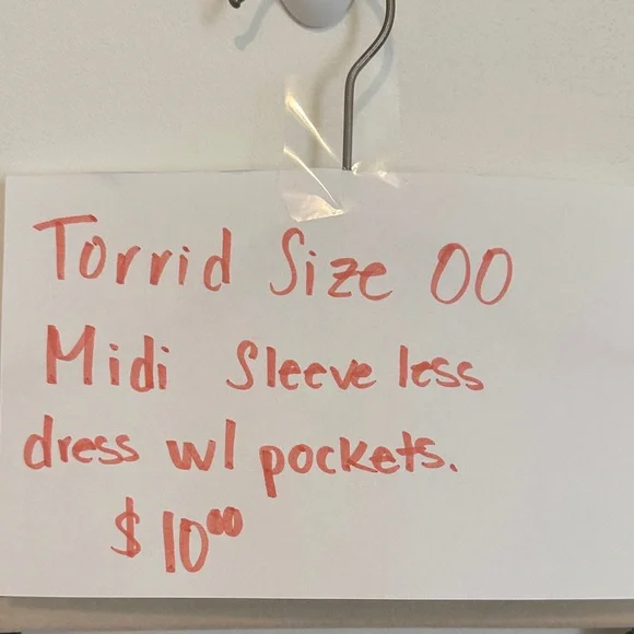 Torrid Size 00 Olive Floral Midi Dress - Picture 5 of 5